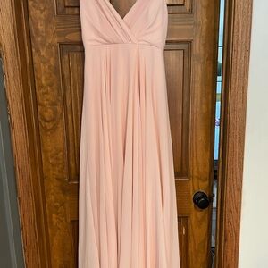 Elegant Pink Evening Gown
